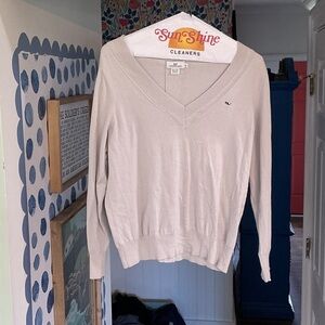 Vineyard Vines Women's V-Neck Sweater - Light Beige